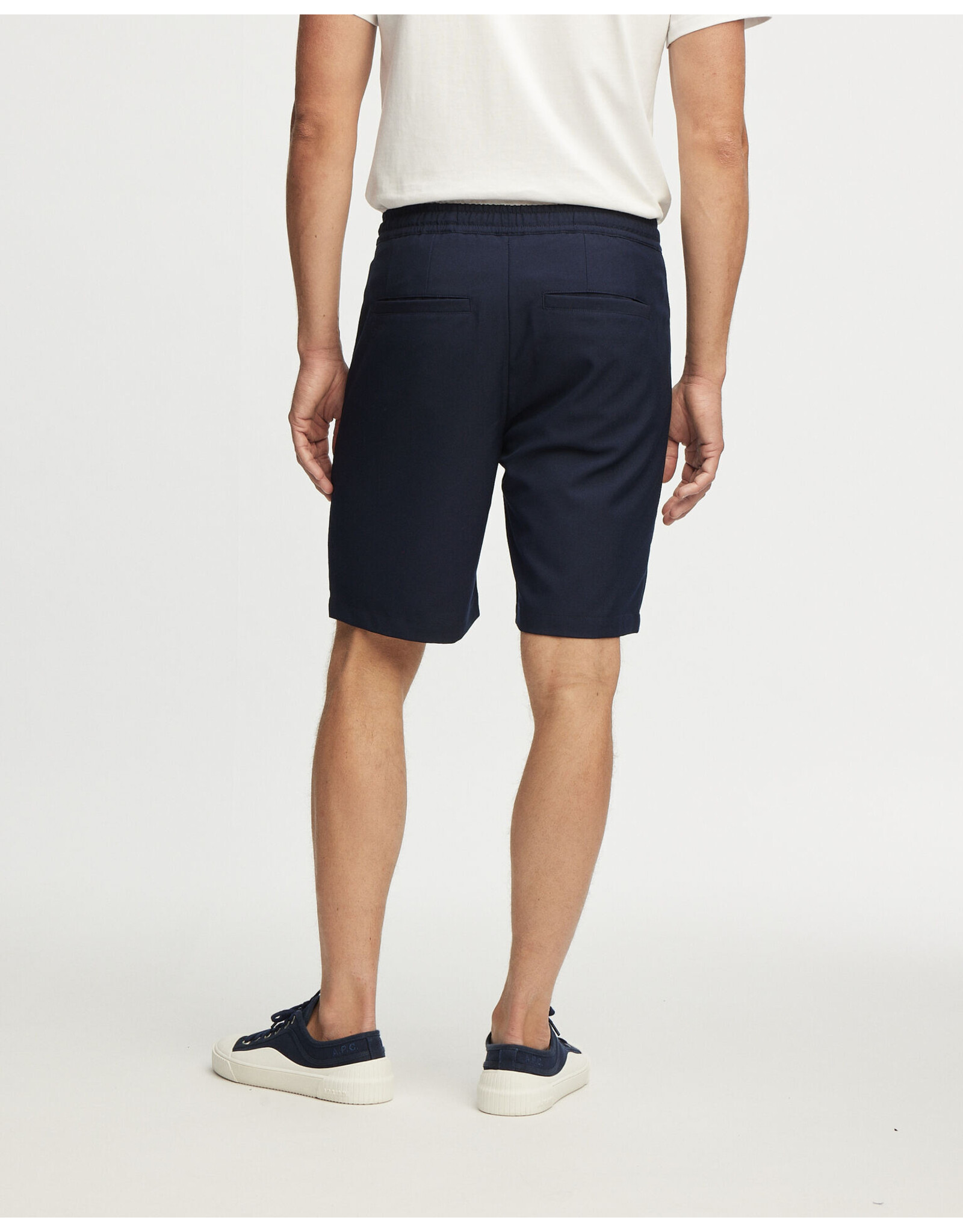 DENHAM CARLTON SHORT VISBLEND NAVY BLAZER