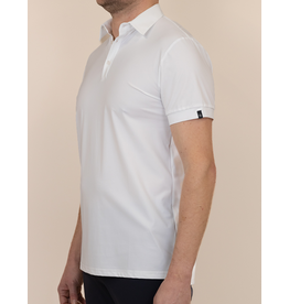 NEYCKO POLO KORTE MOUW SLIM FIT WIT