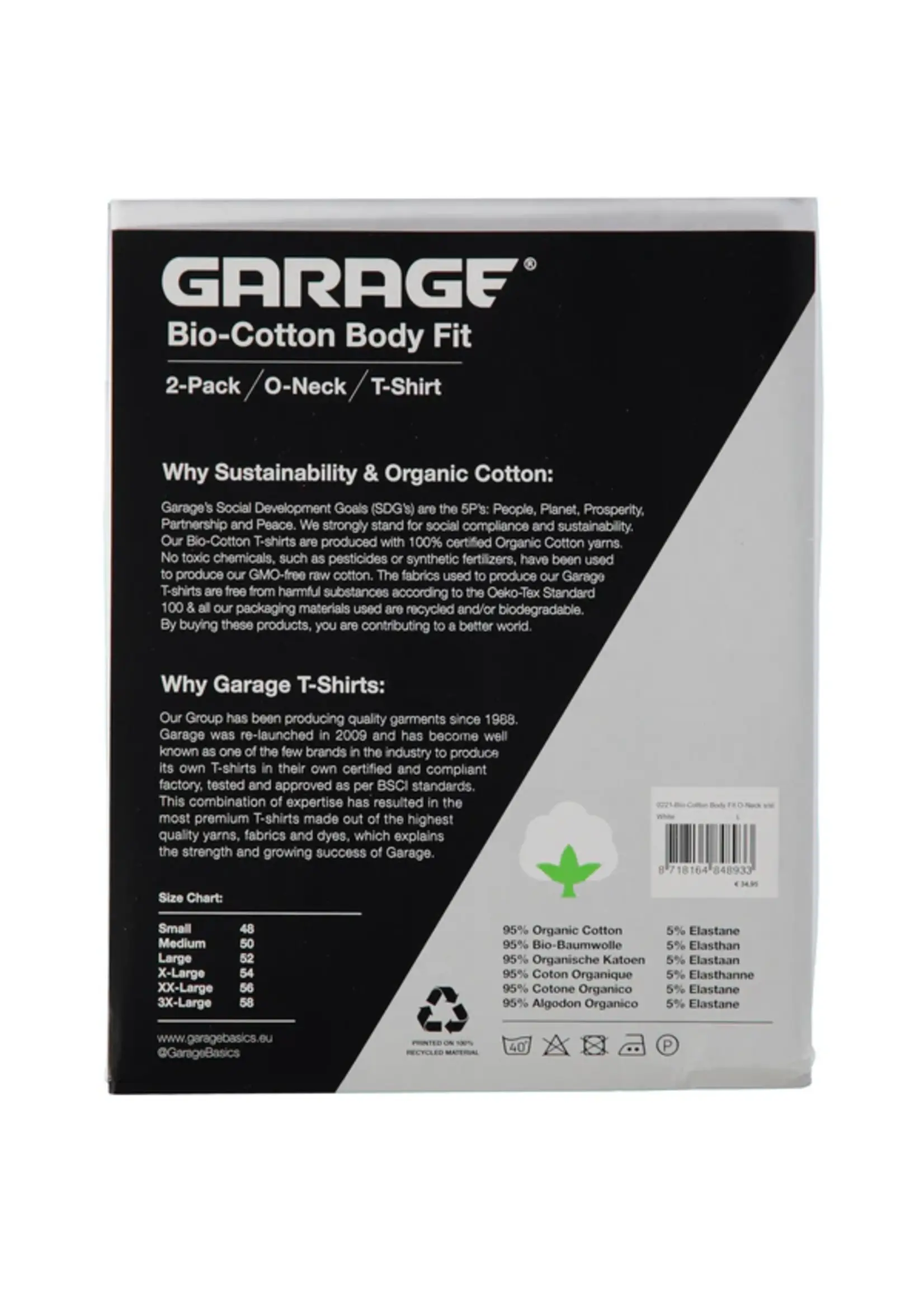 BASIC T-SHIRT TWO-PACK V-HALS