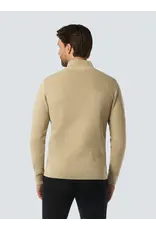 NO EXCESS  HALF ZIP TRUI IN TWEE KLEURIGE MELANGE
