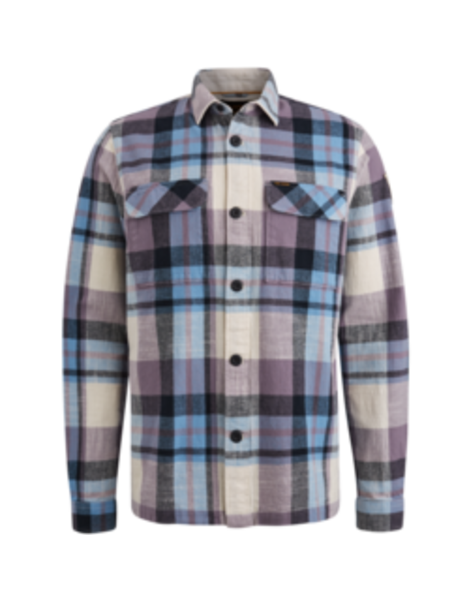 PME LEGEND SHIRT JACKET MET RUITPATROON