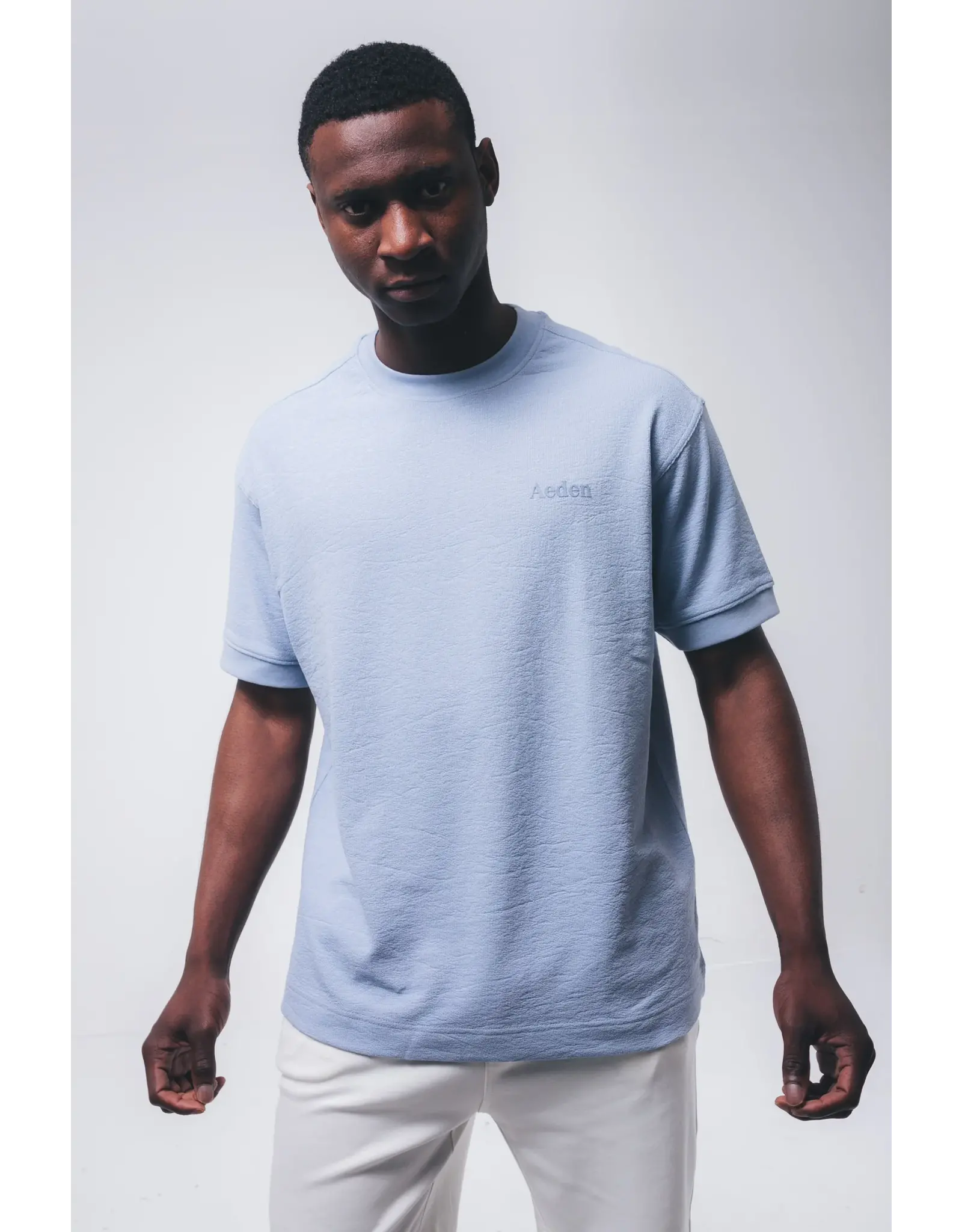 AEDEN JORDAN TEE - CORNBLUE