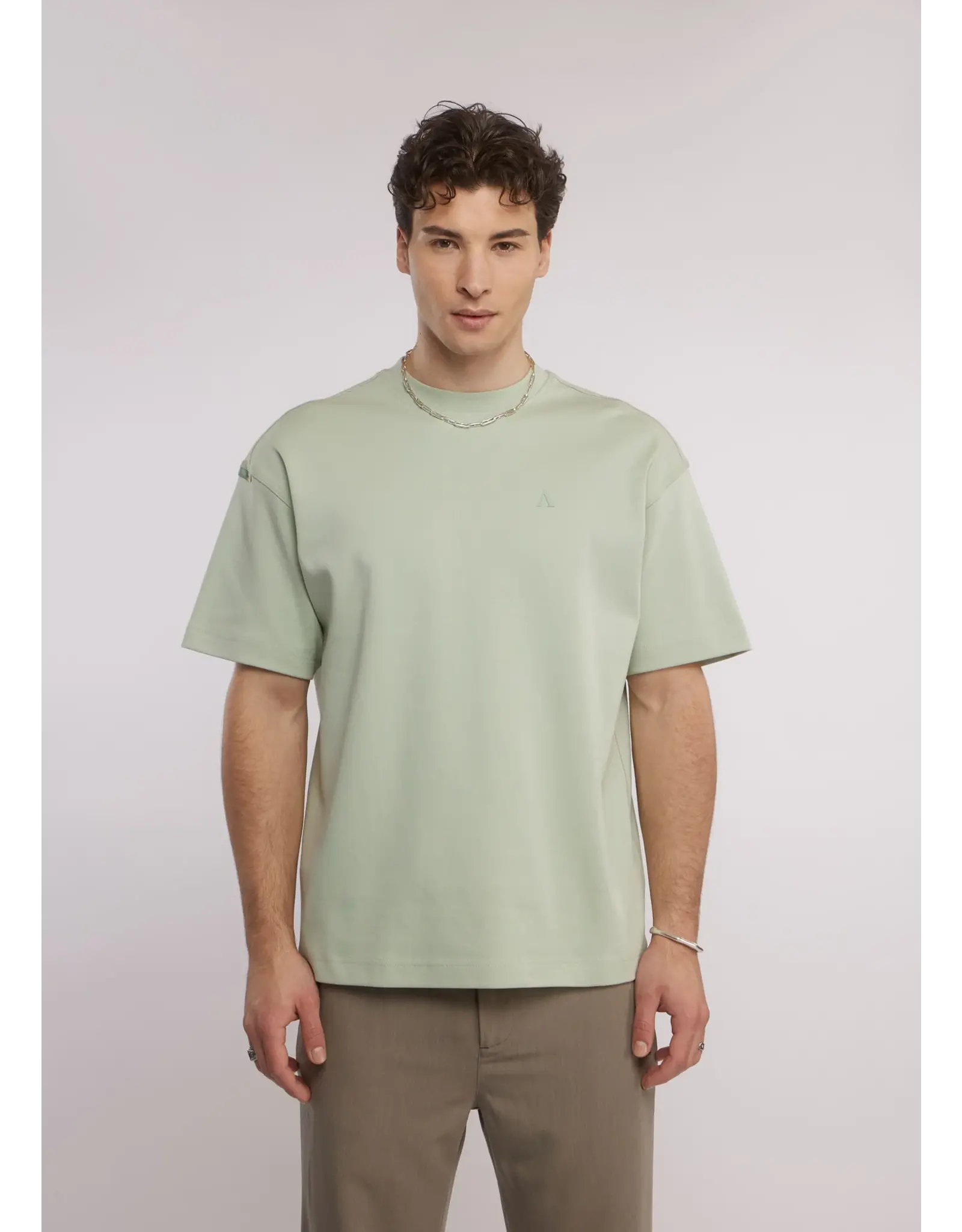 AEDEN VICTOR TEE - SILT GREEN