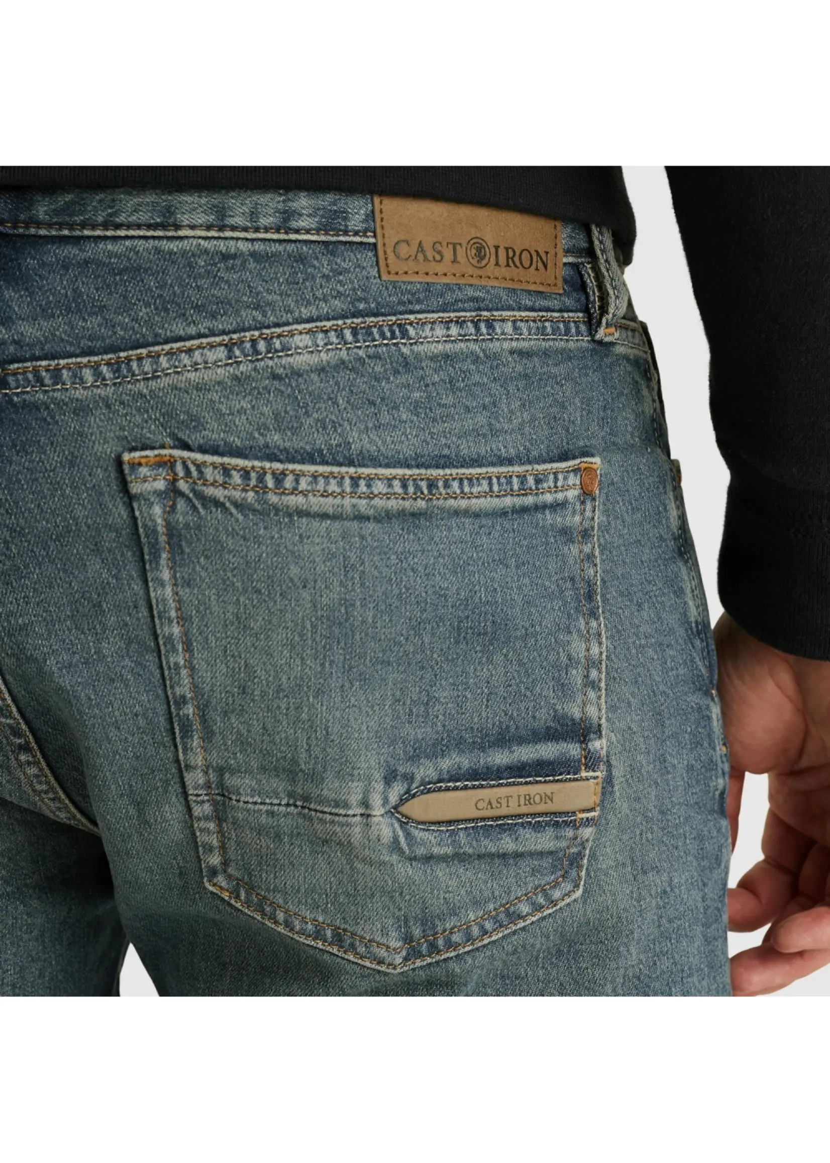 CAST IRON Valver regular fit jeans