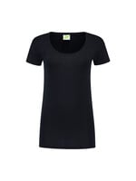 RAVAGE BEDRIJFSKLEDING Cotton Elastane T-shirt for her DARK NAVY
