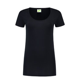 RAVAGE BEDRIJFSKLEDING Cotton Elastane T-shirt for her DARK NAVY