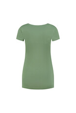 RAVAGE BEDRIJFSKLEDING Cotton Elastane T-shirt for her ARMY GREEN