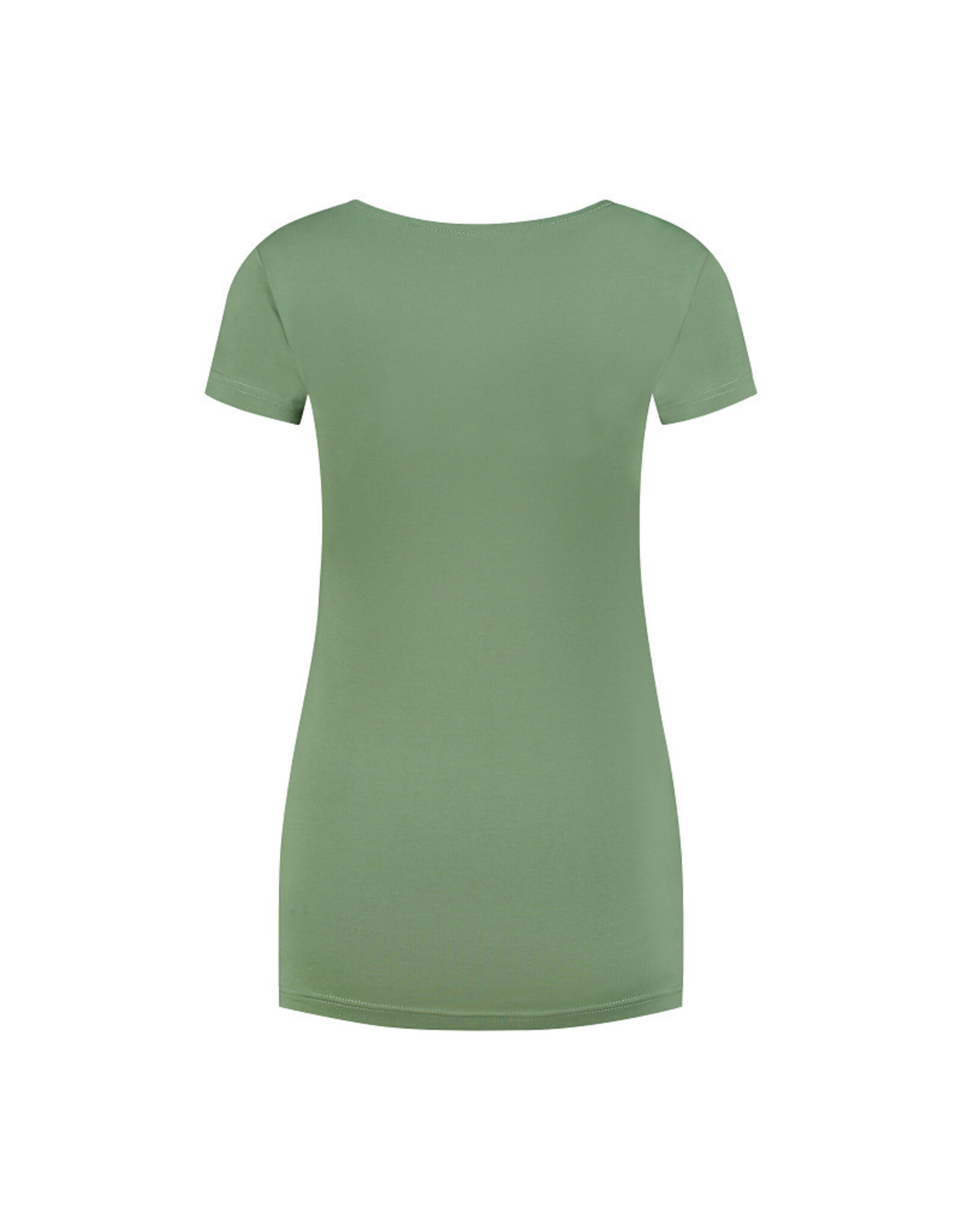 RAVAGE BEDRIJFSKLEDING Cotton Elastane T-shirt for her ARMY GREEN