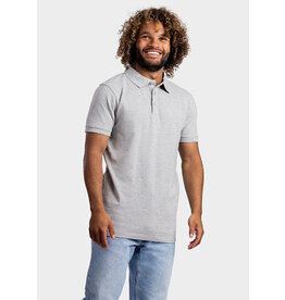 RAVAGE BEDRIJFSKLEDING Basic Cotton Elastane Polo GREY HEATHER