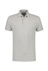 RAVAGE BEDRIJFSKLEDING Basic Cotton Elastane Polo GREY HEATHER