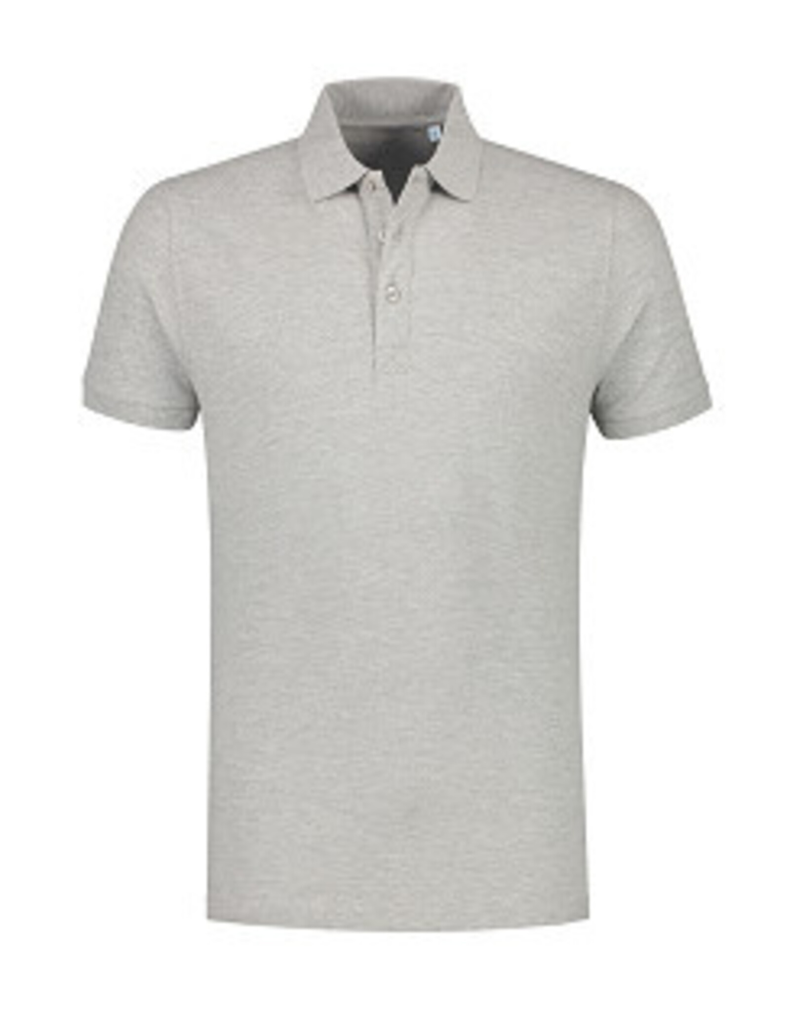 RAVAGE BEDRIJFSKLEDING Basic Cotton Elastane Polo GREY HEATHER