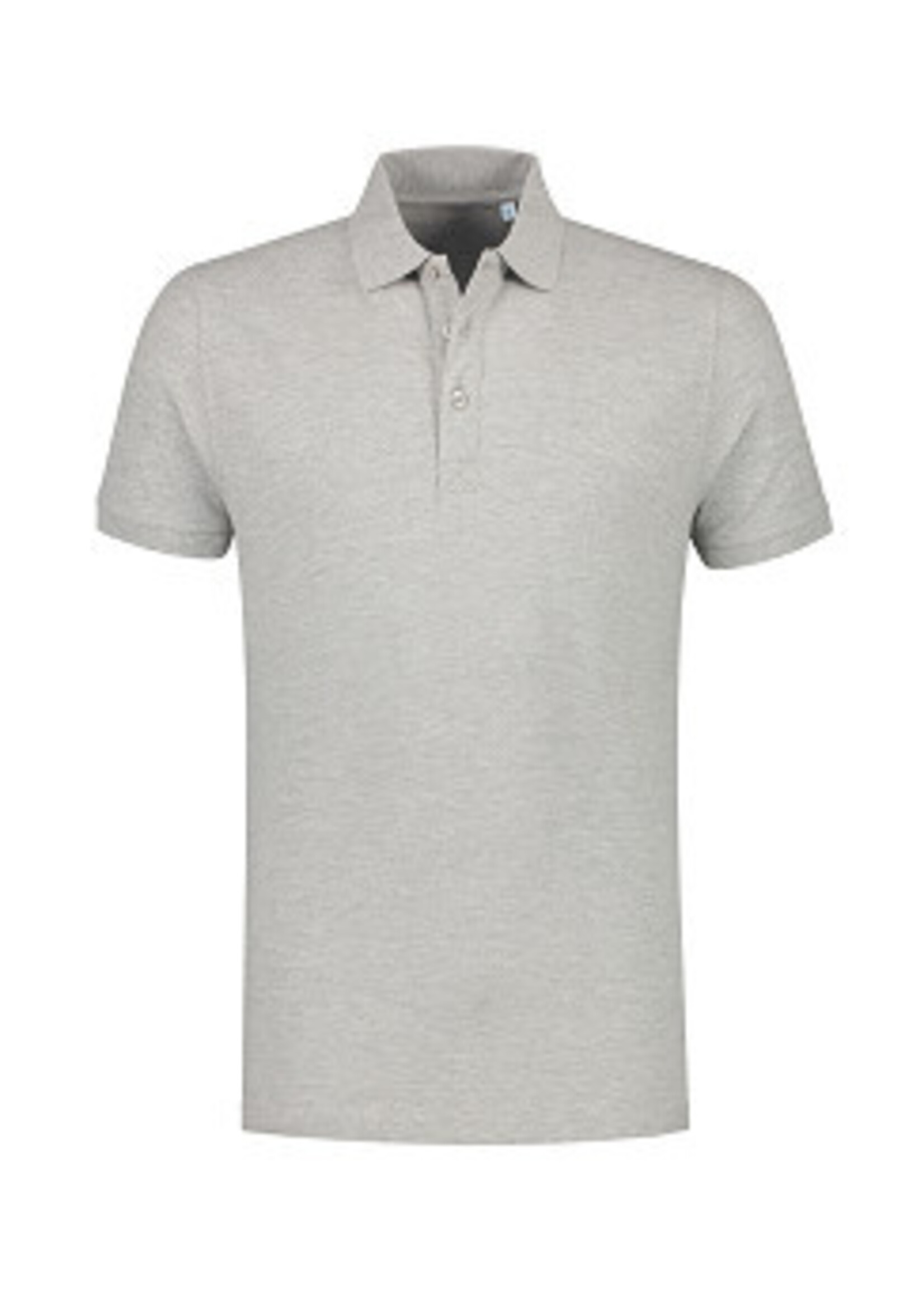 RAVAGE BEDRIJFSKLEDING Basic Cotton Elastane Polo GREY HEATHER