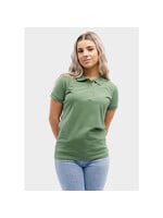 RAVAGE BEDRIJFSKLEDING Cotton Elastane Polo for her ARMY GREEN