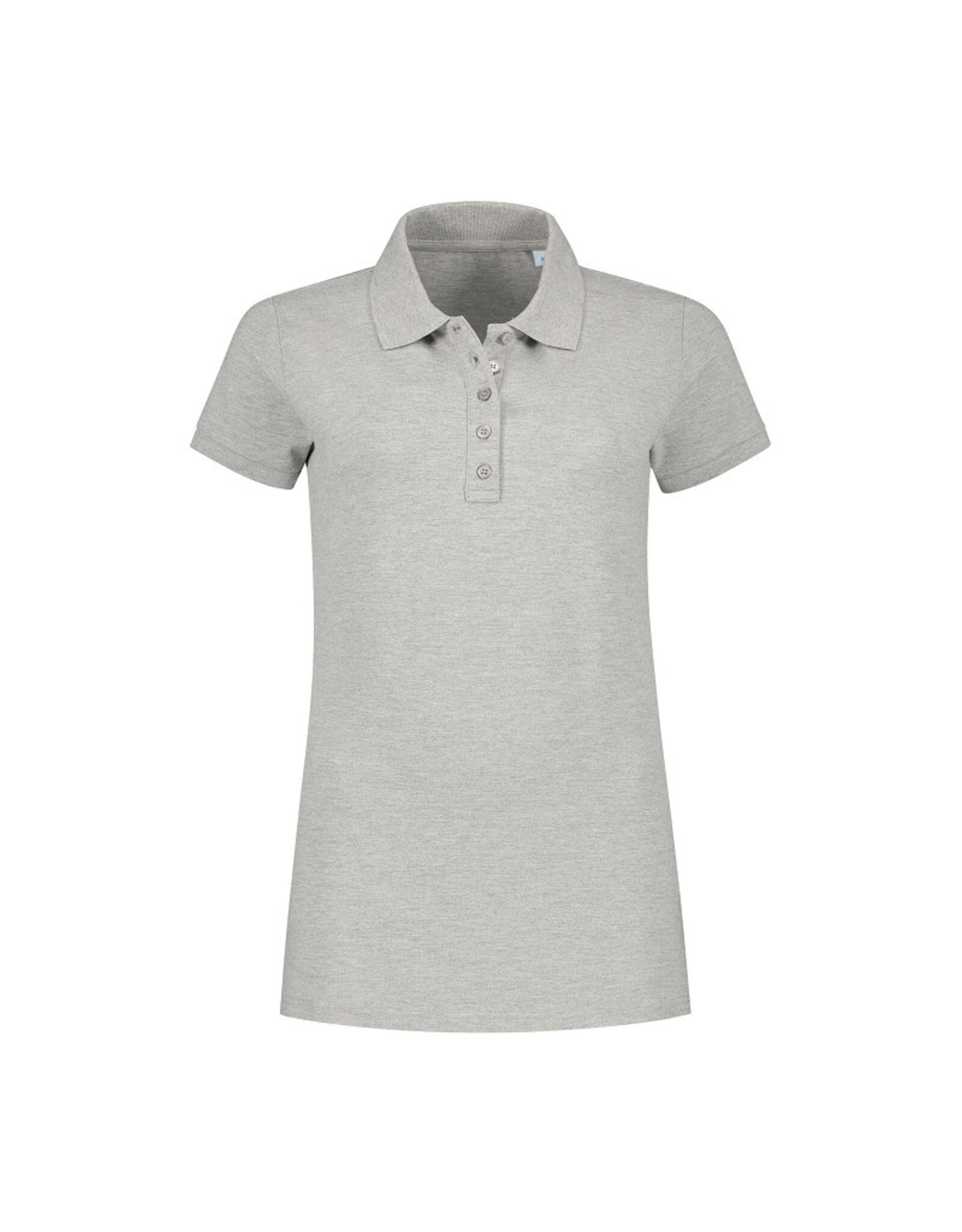 RAVAGE BEDRIJFSKLEDING Cotton Elastane Polo for her GREY HEATHER
