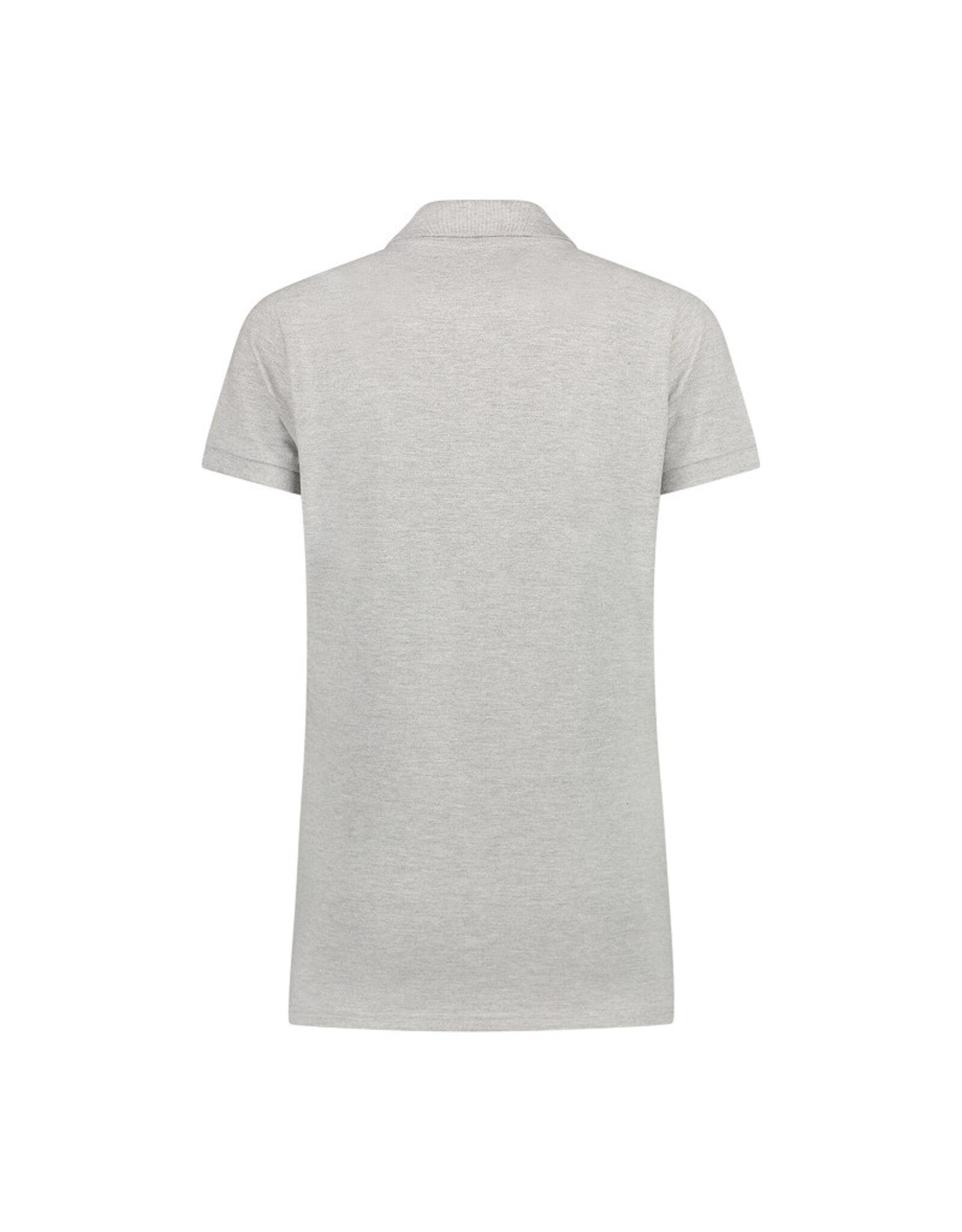 RAVAGE BEDRIJFSKLEDING Cotton Elastane Polo for her GREY HEATHER