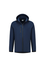 RAVAGE BEDRIJFSKLEDING Everywear Softshell Hooded Jacket MIDNIGHT BLUE