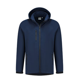 RAVAGE BEDRIJFSKLEDING Everywear Softshell Hooded Jacket MIDNIGHT BLUE