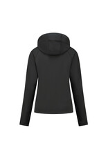 RAVAGE BEDRIJFSKLEDING Everywear Softshell Hooded Jacket for her BLACK