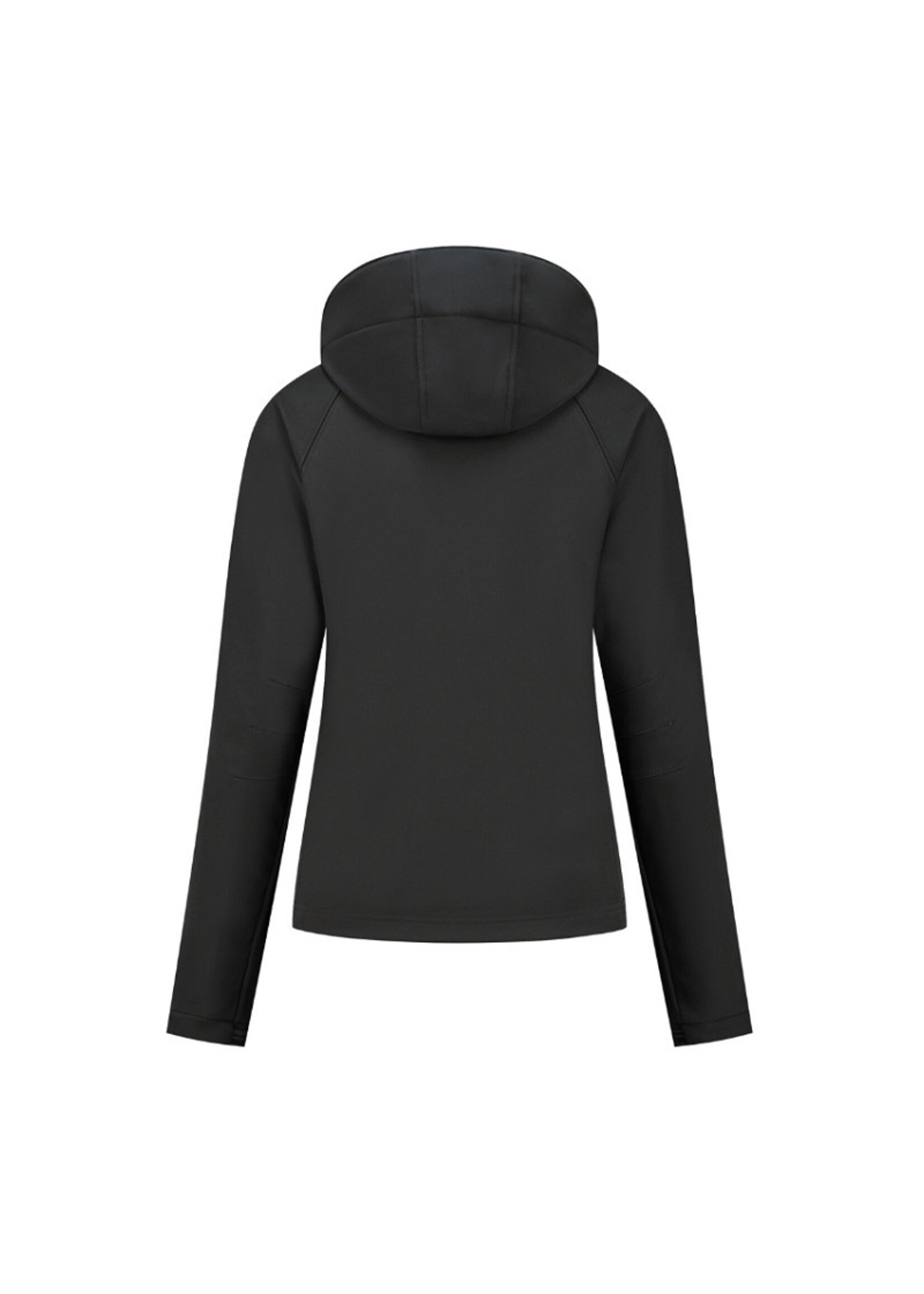 RAVAGE BEDRIJFSKLEDING Everywear Softshell Hooded Jacket for her BLACK