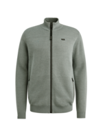 VANGUARD  VEST VAN KATOEN/MODAL MET RITSLUITING