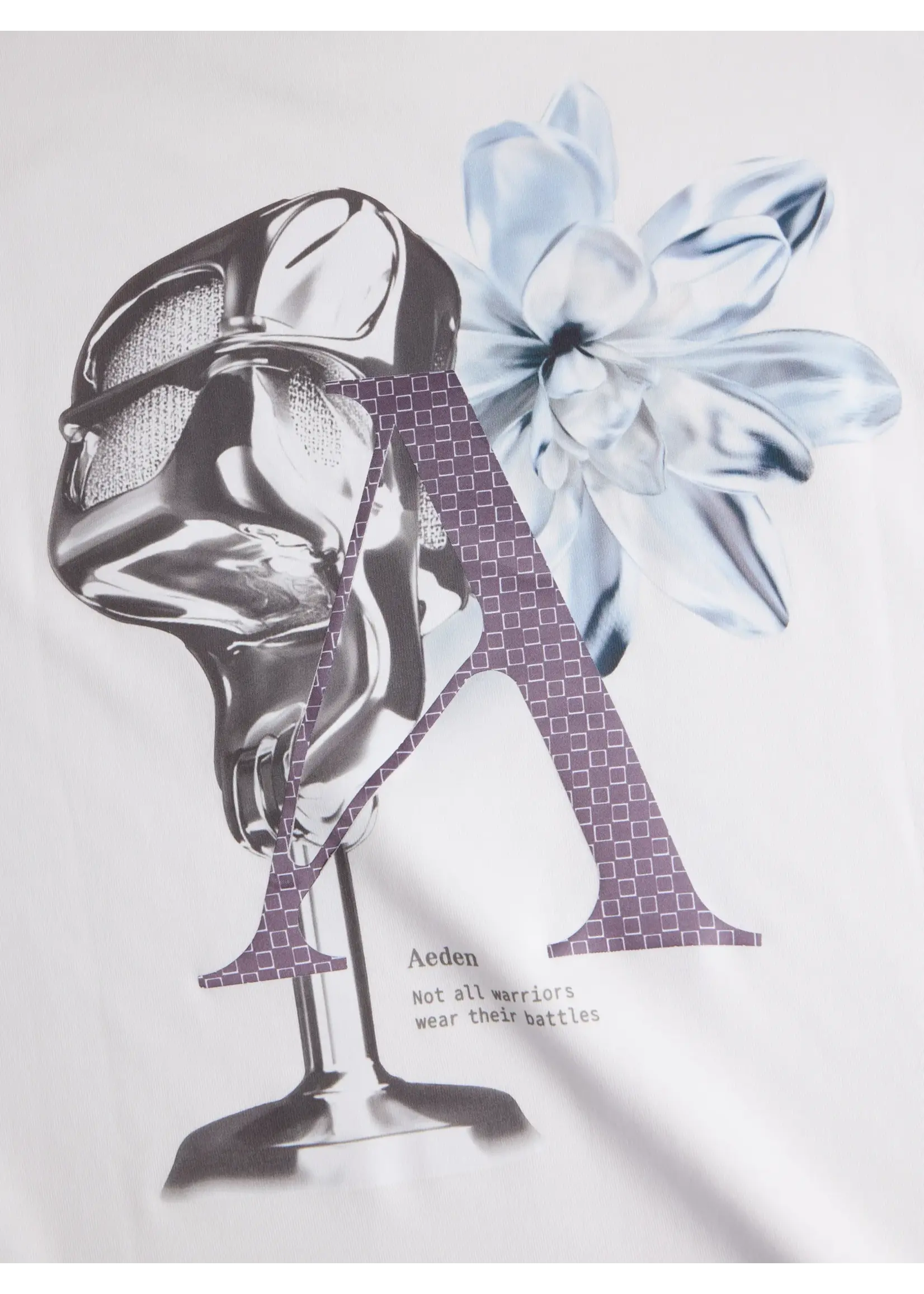 AEDEN NOE TEE OFF WHITE