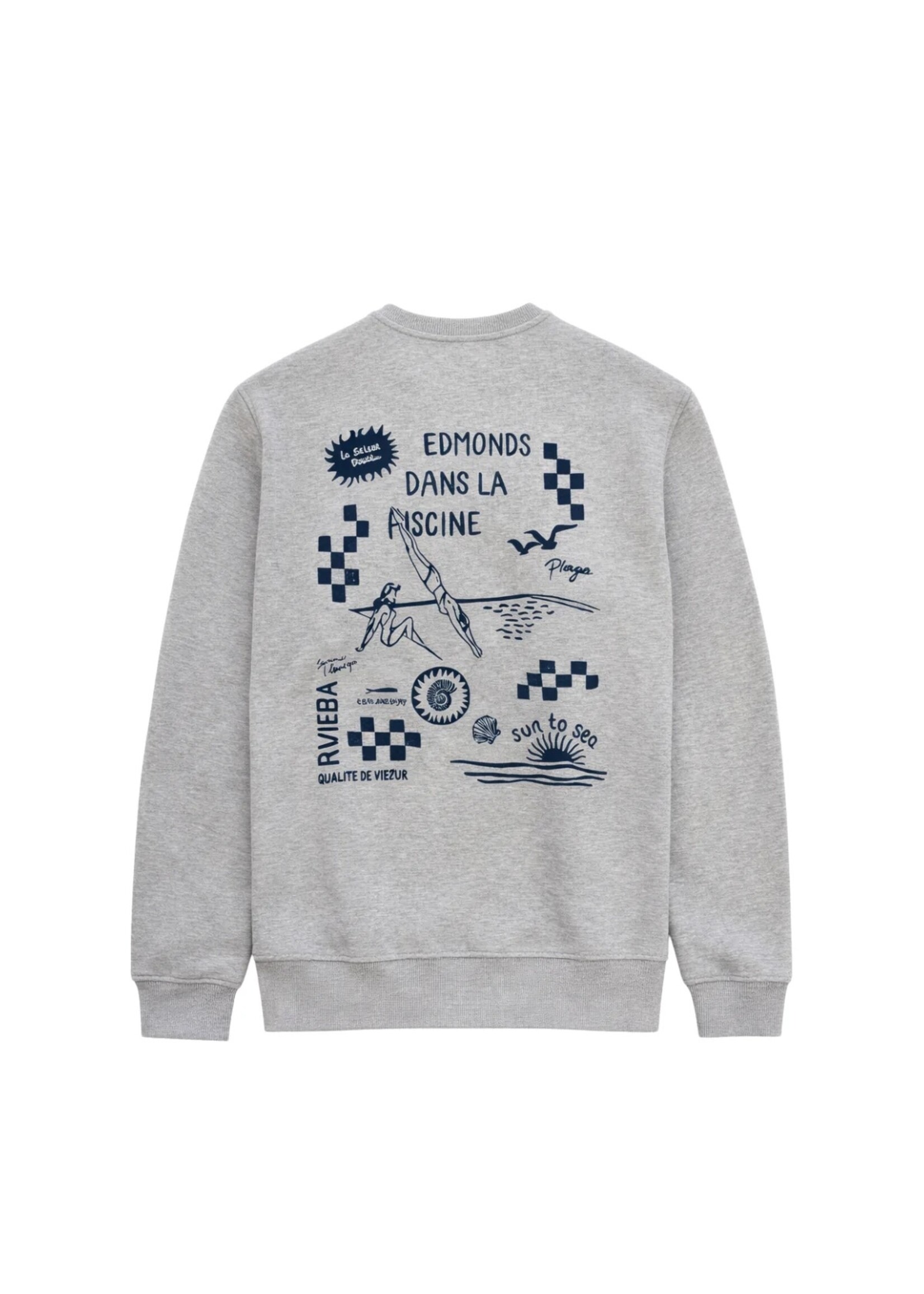 EDMONDS Dans la piscine sweat - Grey