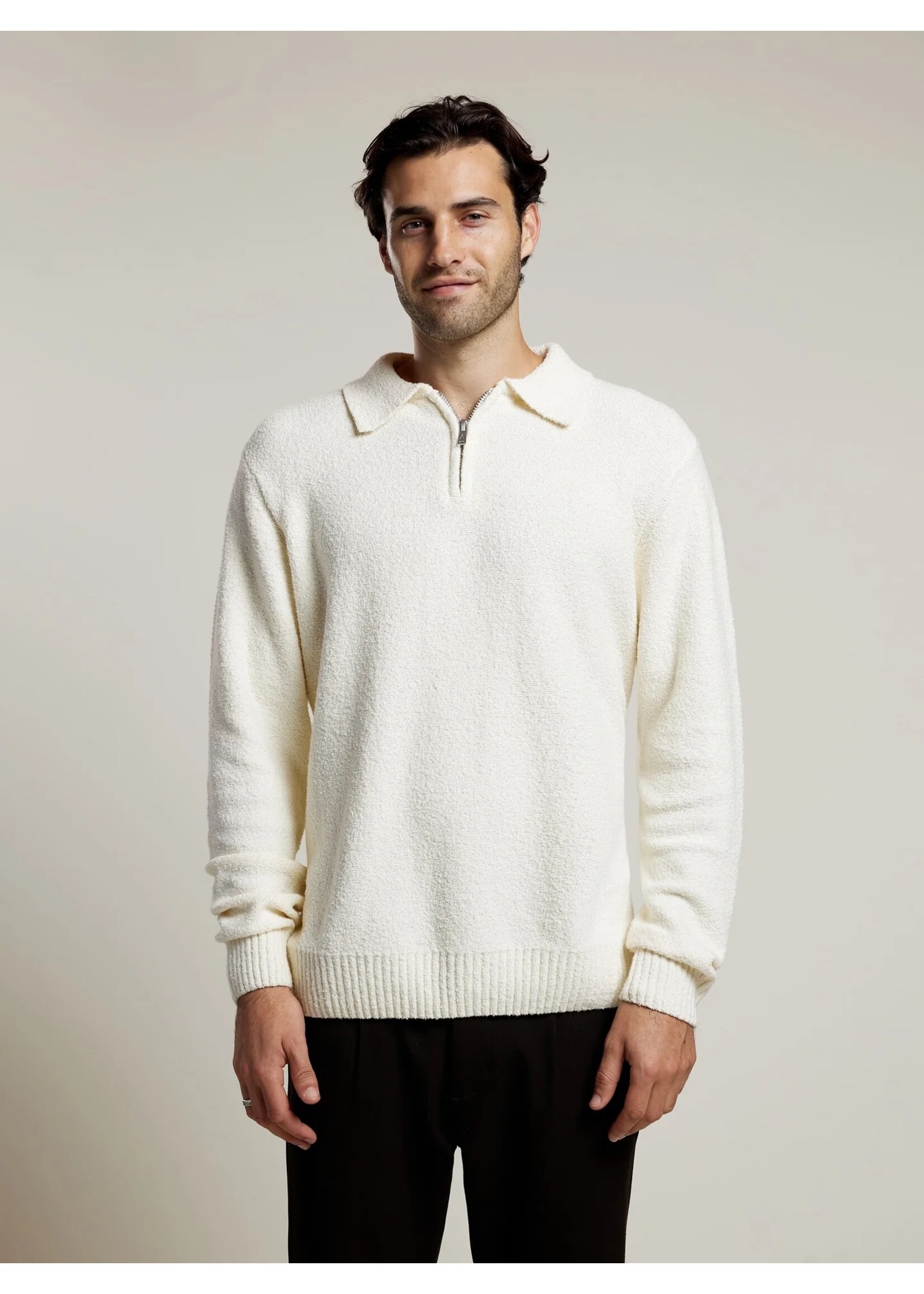 AEDEN RAIDER POLO | OFF-WHITE