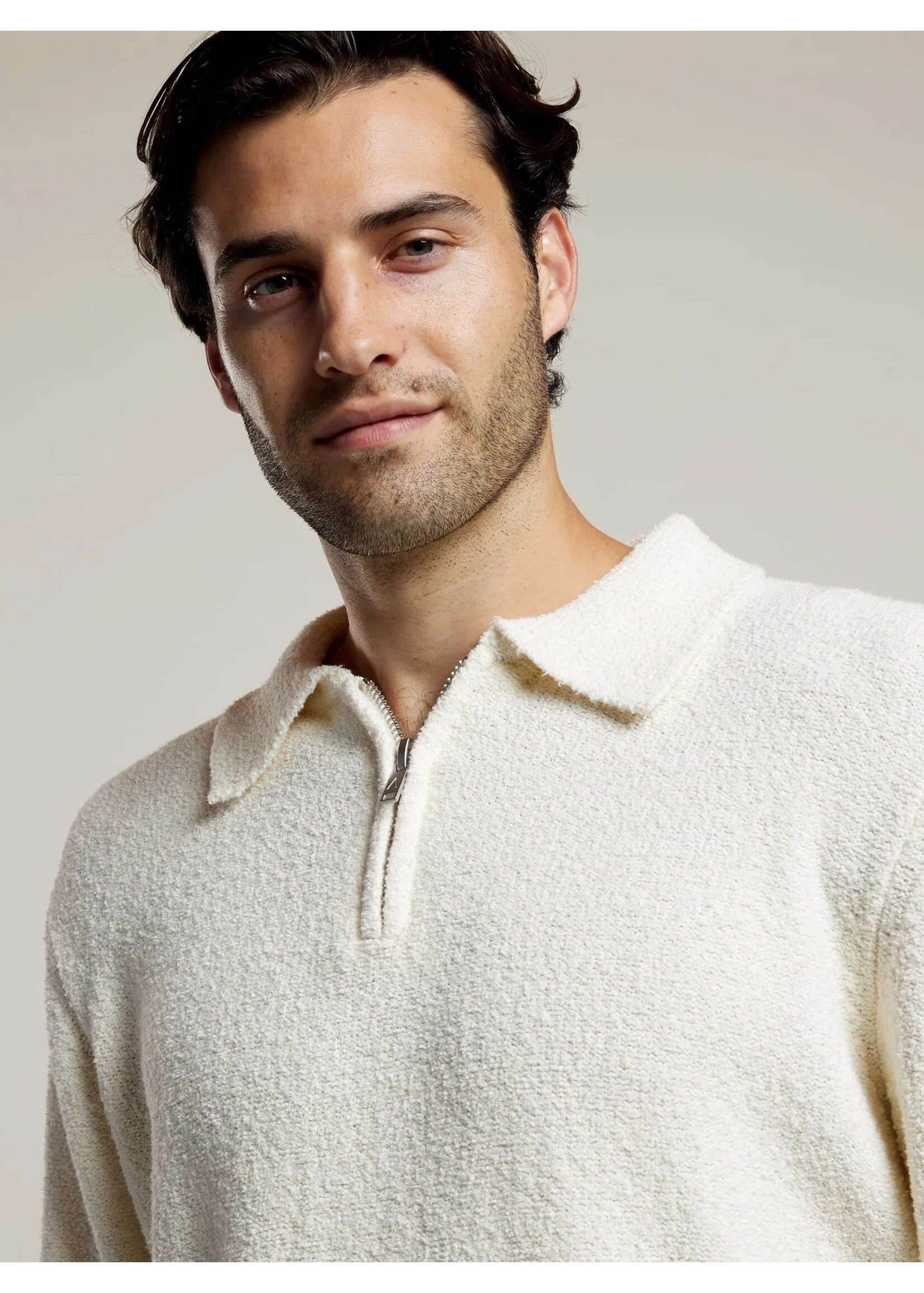 AEDEN RAIDER POLO | OFF-WHITE