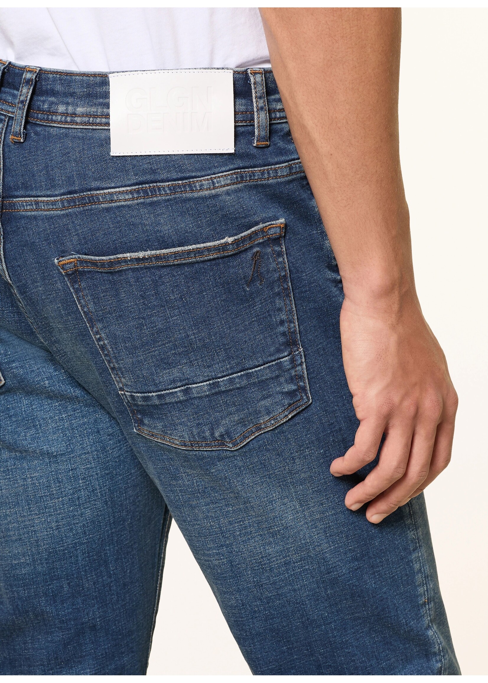 GOLDGARN TAPERED FIT - MID BLUE