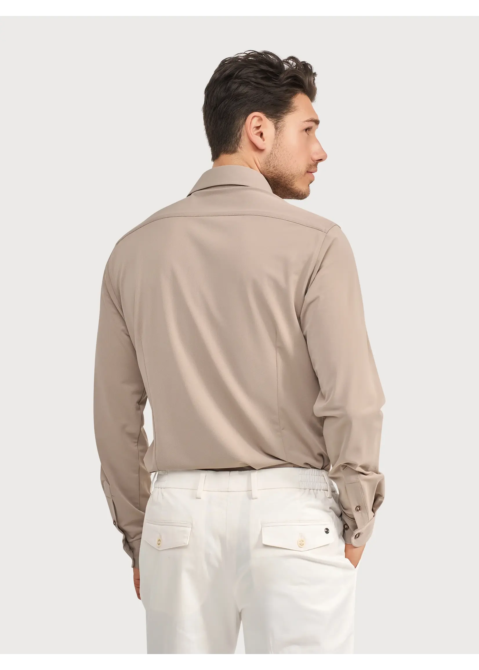 BLUE INDUSTRY  STRETCH OVERHEMD