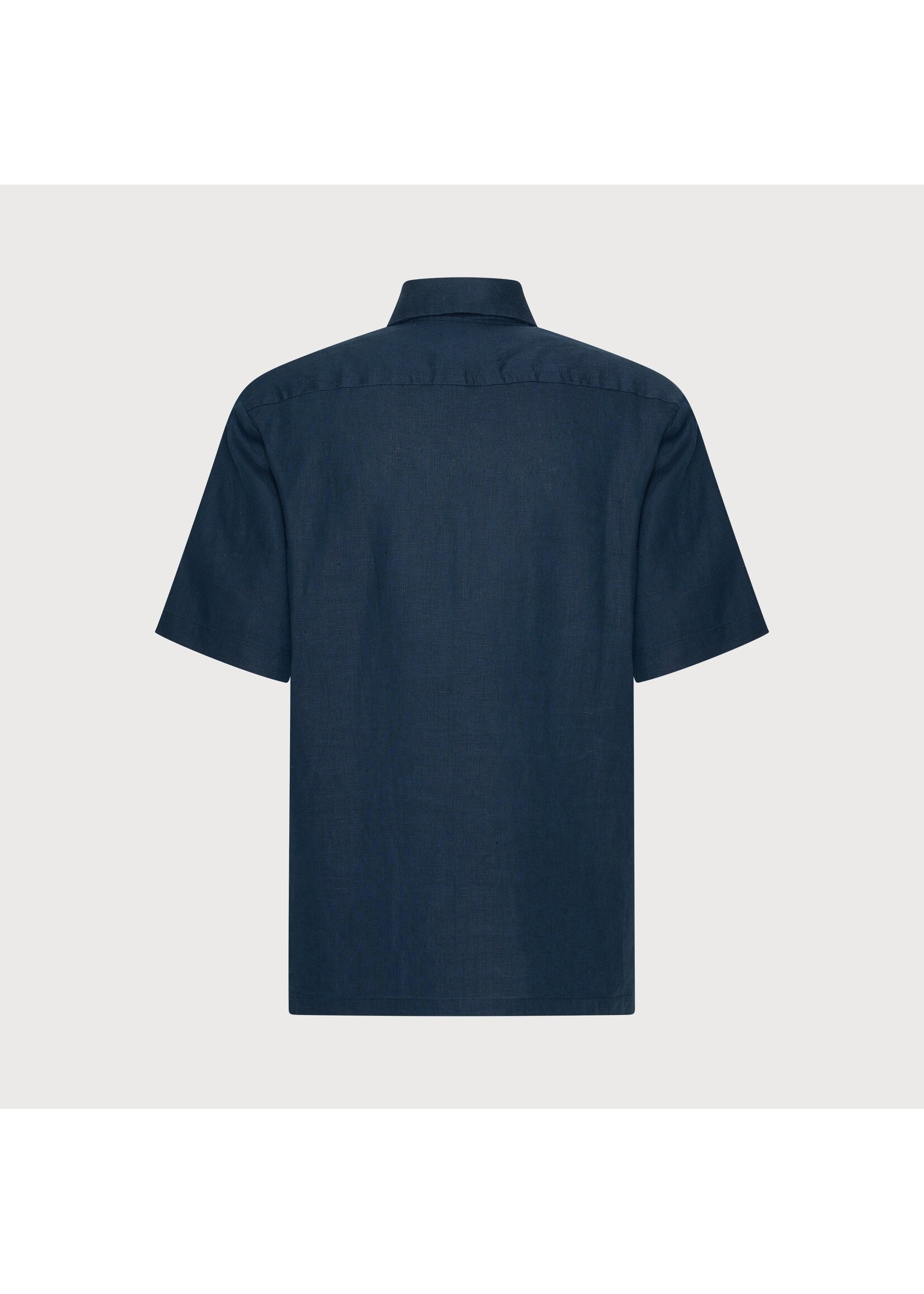 BLUE INDUSTRY  Het linnen overhemd met korte mouw | Navy