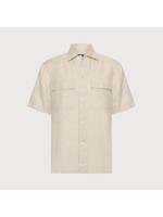 BLUE INDUSTRY  Het linnen overhemd met korte mouw | Sand