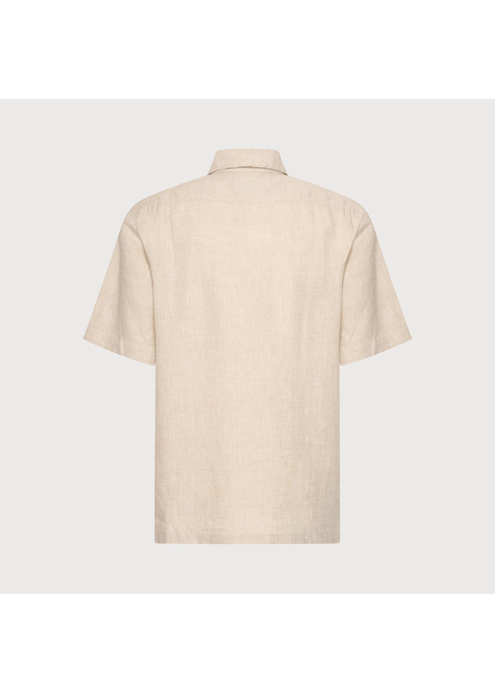 BLUE INDUSTRY  Het linnen overhemd met korte mouw | Sand