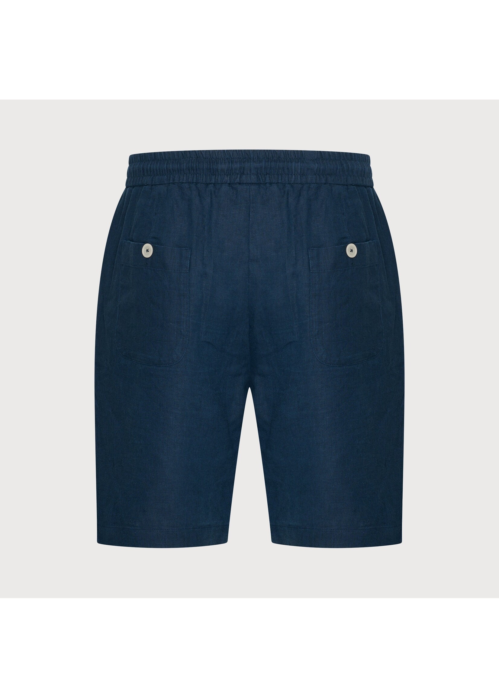 BLUE INDUSTRY  De linnen short | Navy