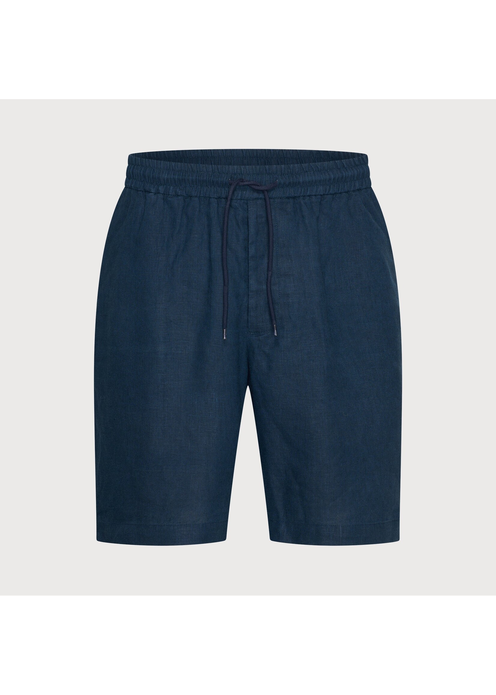 BLUE INDUSTRY  De linnen short | Navy