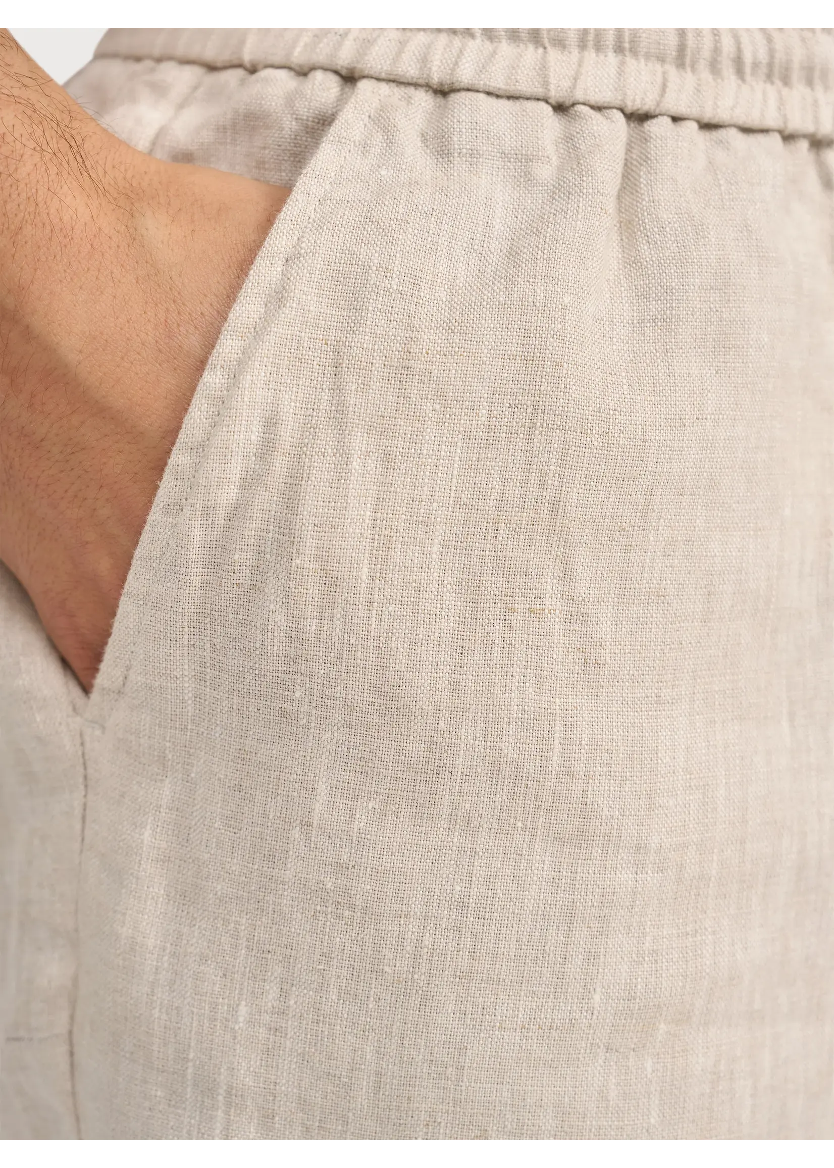 BLUE INDUSTRY  De linnen short | Sand