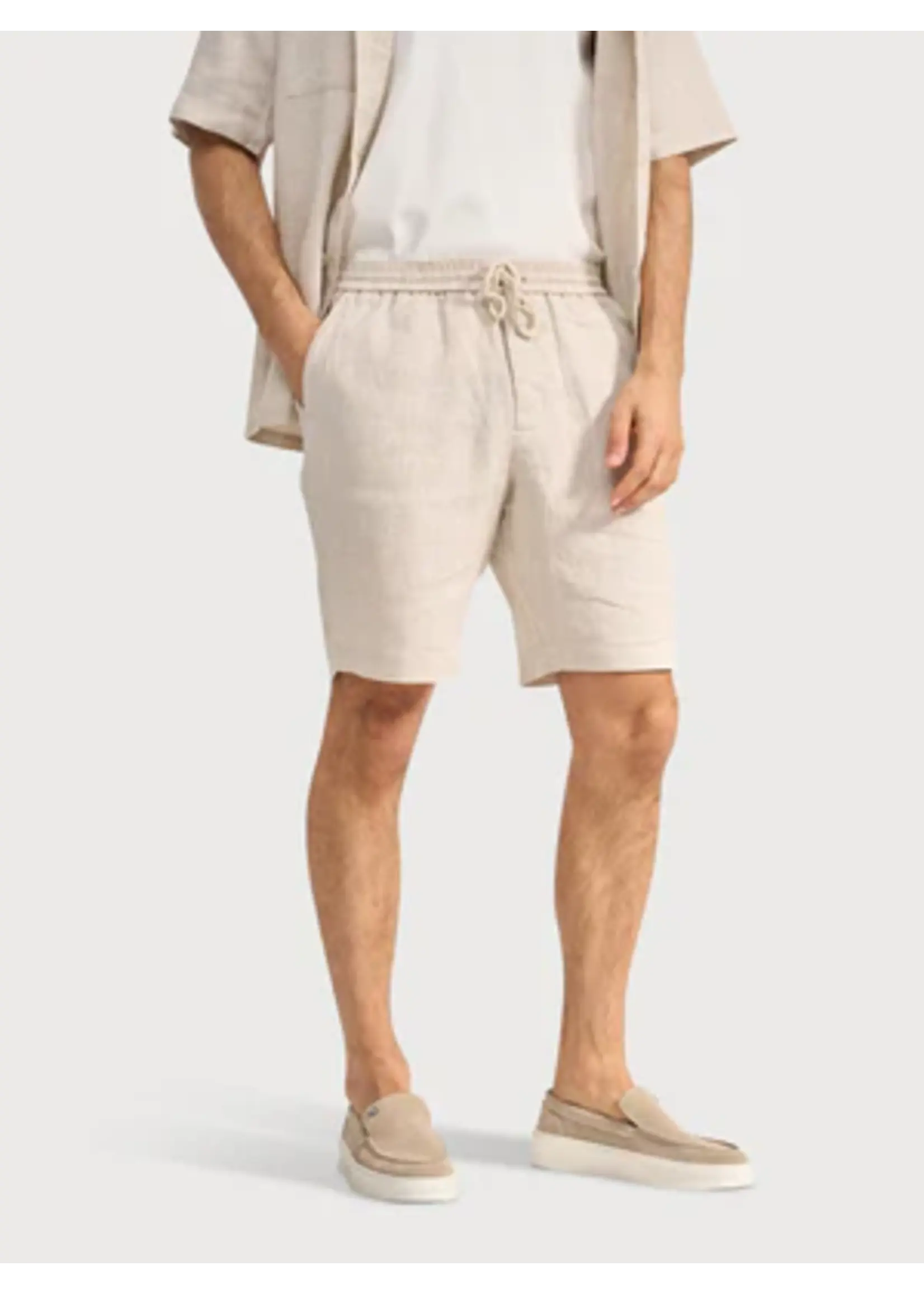 BLUE INDUSTRY  De linnen short | Sand