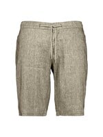 NO EXCESS  Linnen blend chino short | Taupe