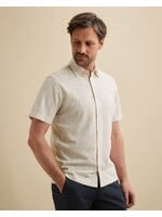 VANGUARD  OVERHEMD MET ALLOVER PRINT EN KORTE MOUWEN- CLOUD DANCER