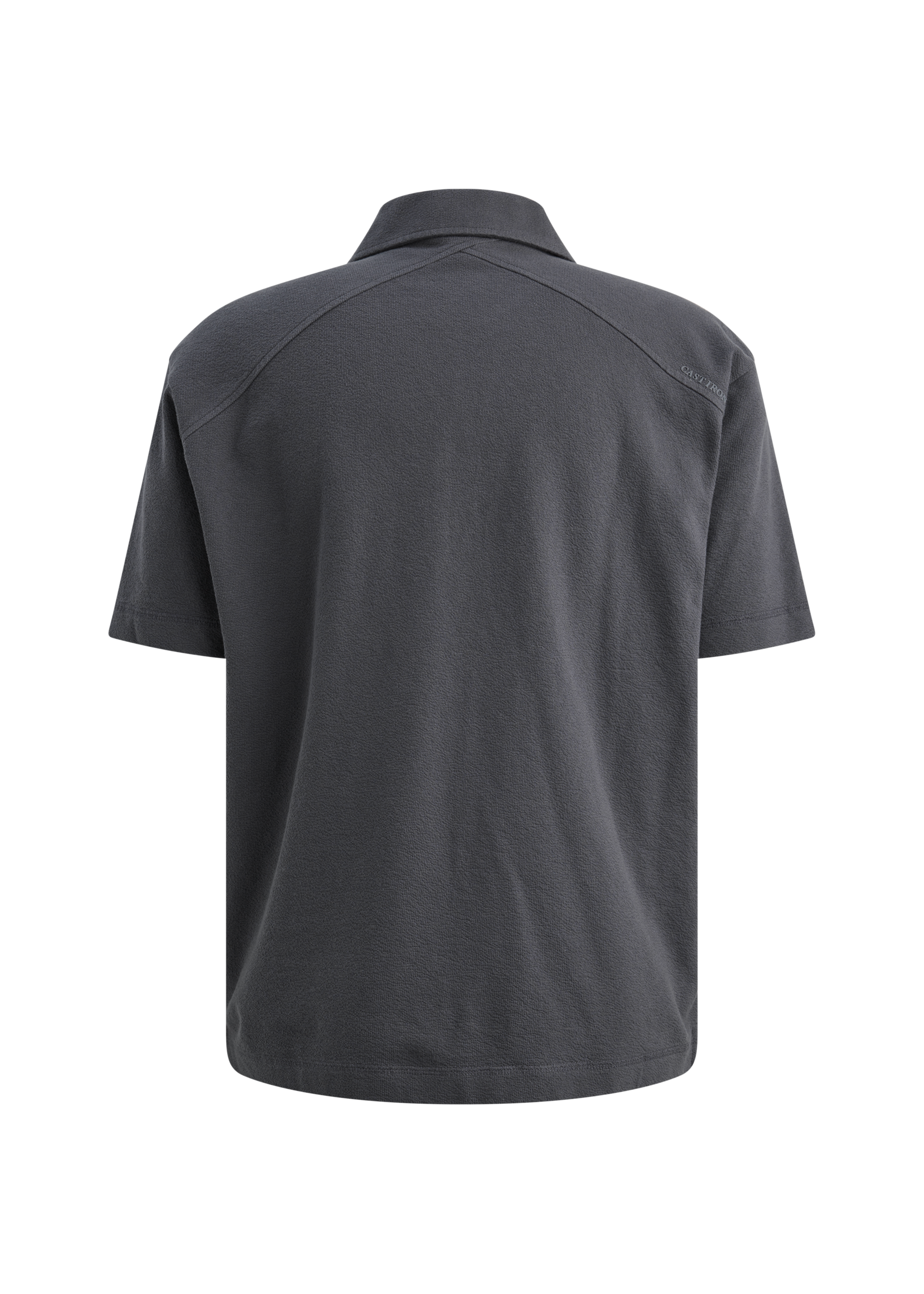 CASTIRON SHORT SLEEVE POLO RELAXED FIT STRUCTURE - TURBELENCE