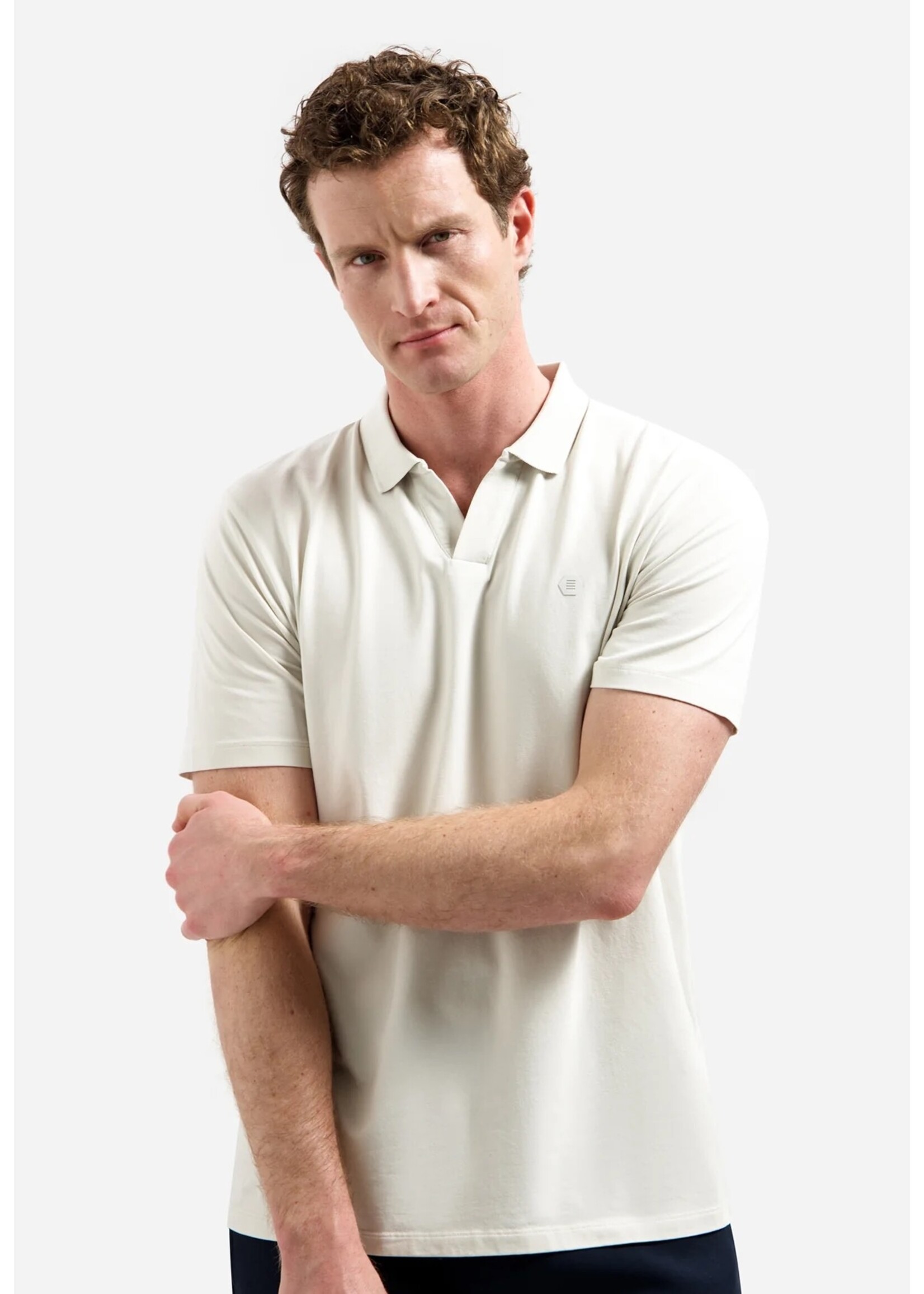 NO EXCESS  Polo shirt with V-neck | Kit