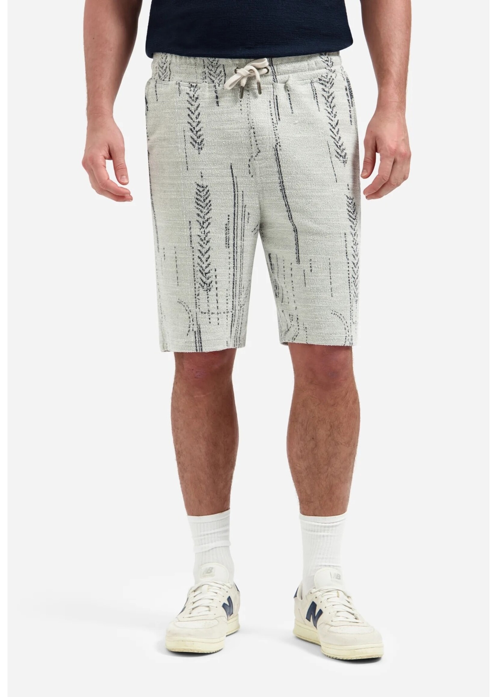 NO EXCESS  Jersey short met structuur | Kit