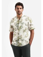 NO EXCESS  Zoom Print overhemd met korte mouw | Green