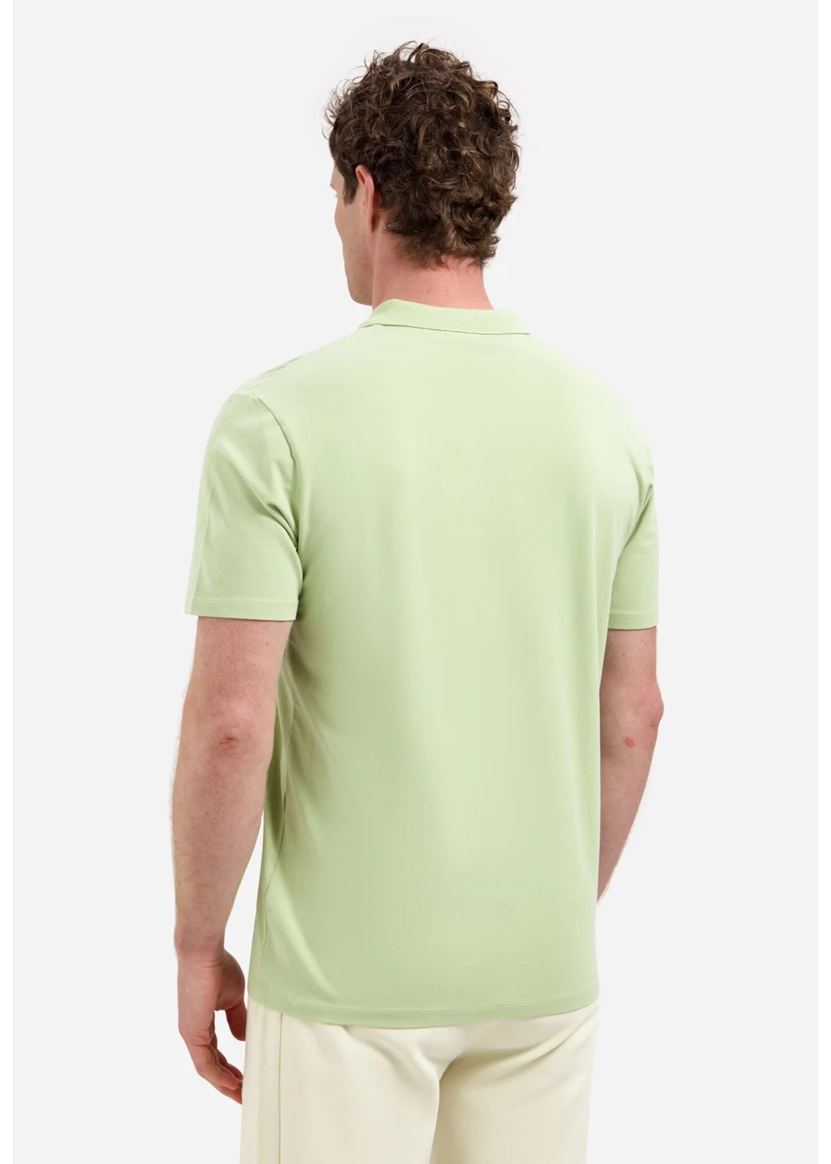NO EXCESS  Polo shirt with V-neck | Green
