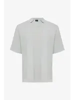 GENTI GEBREIDE BUTTONLESS POLO
