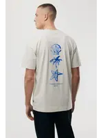 GENTI T-SHIRT MET BACKPRINT OFF WHITE