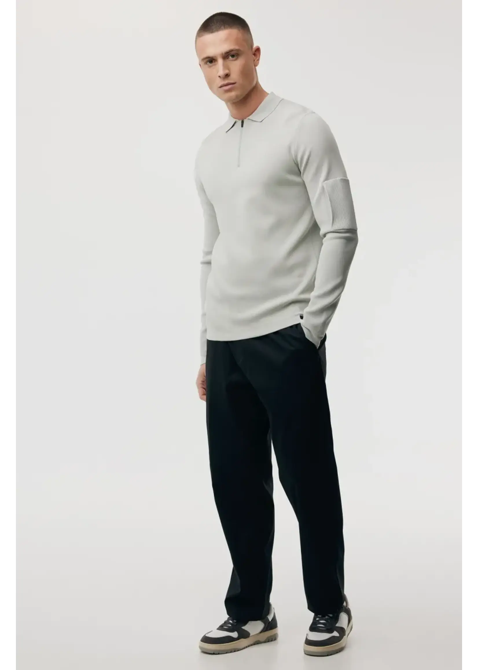 GENTI POLO MET RITS LANGE MOUW