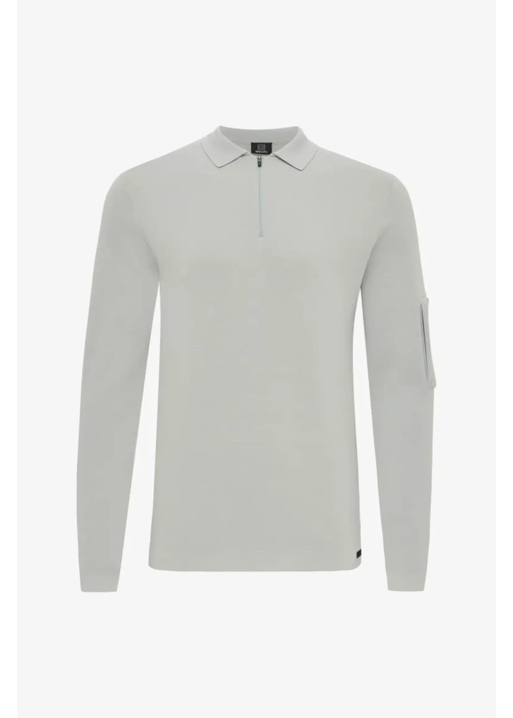 GENTI POLO MET RITS LANGE MOUW