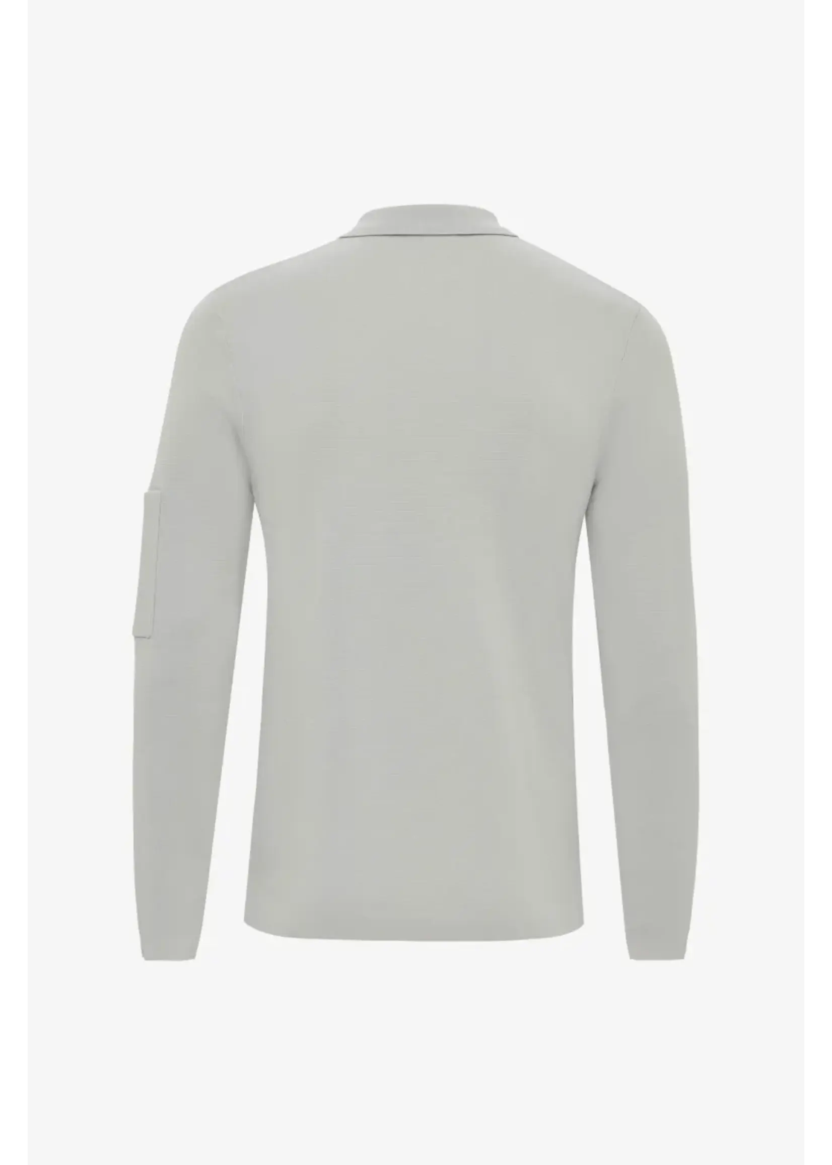 GENTI POLO MET RITS LANGE MOUW