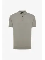 GENTI GEBREIDE POLO BRUIN